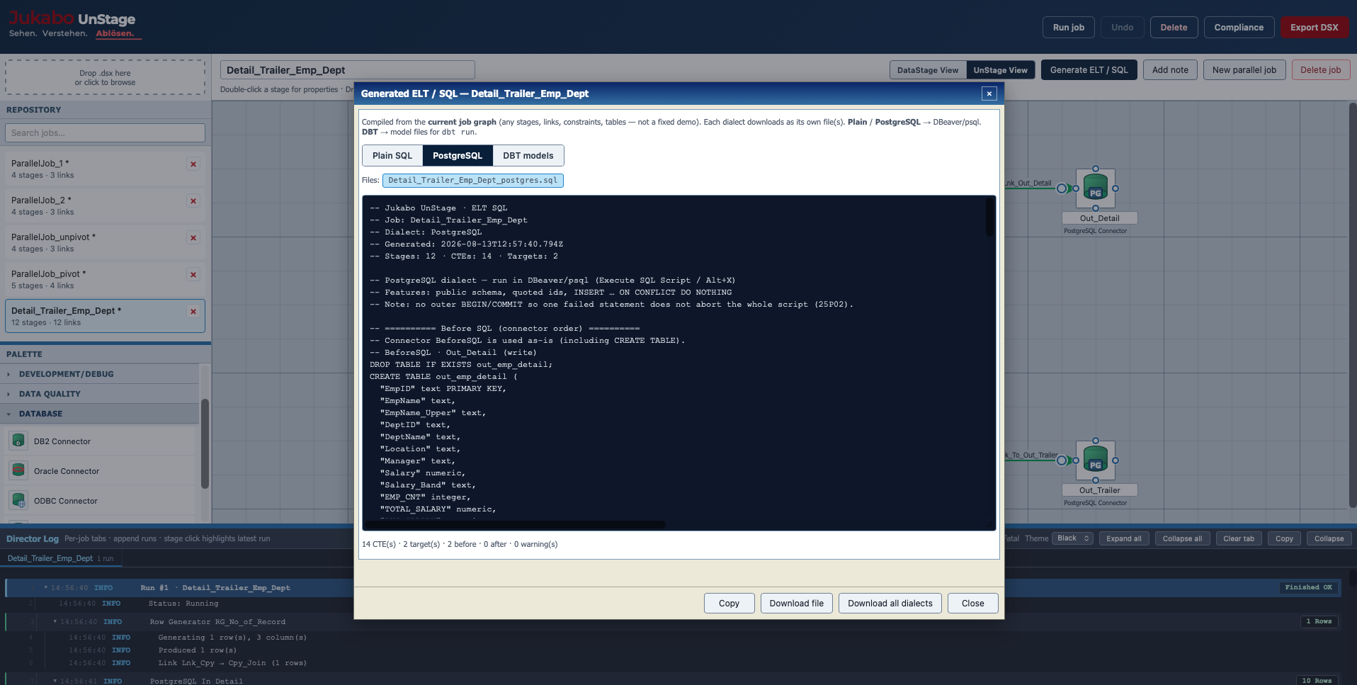 09 Generate ELT SQL PostgreSQL